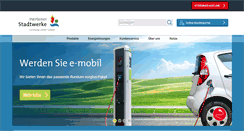 Desktop Screenshot of hertener-stadtwerke.de