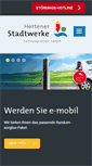 Mobile Screenshot of hertener-stadtwerke.de